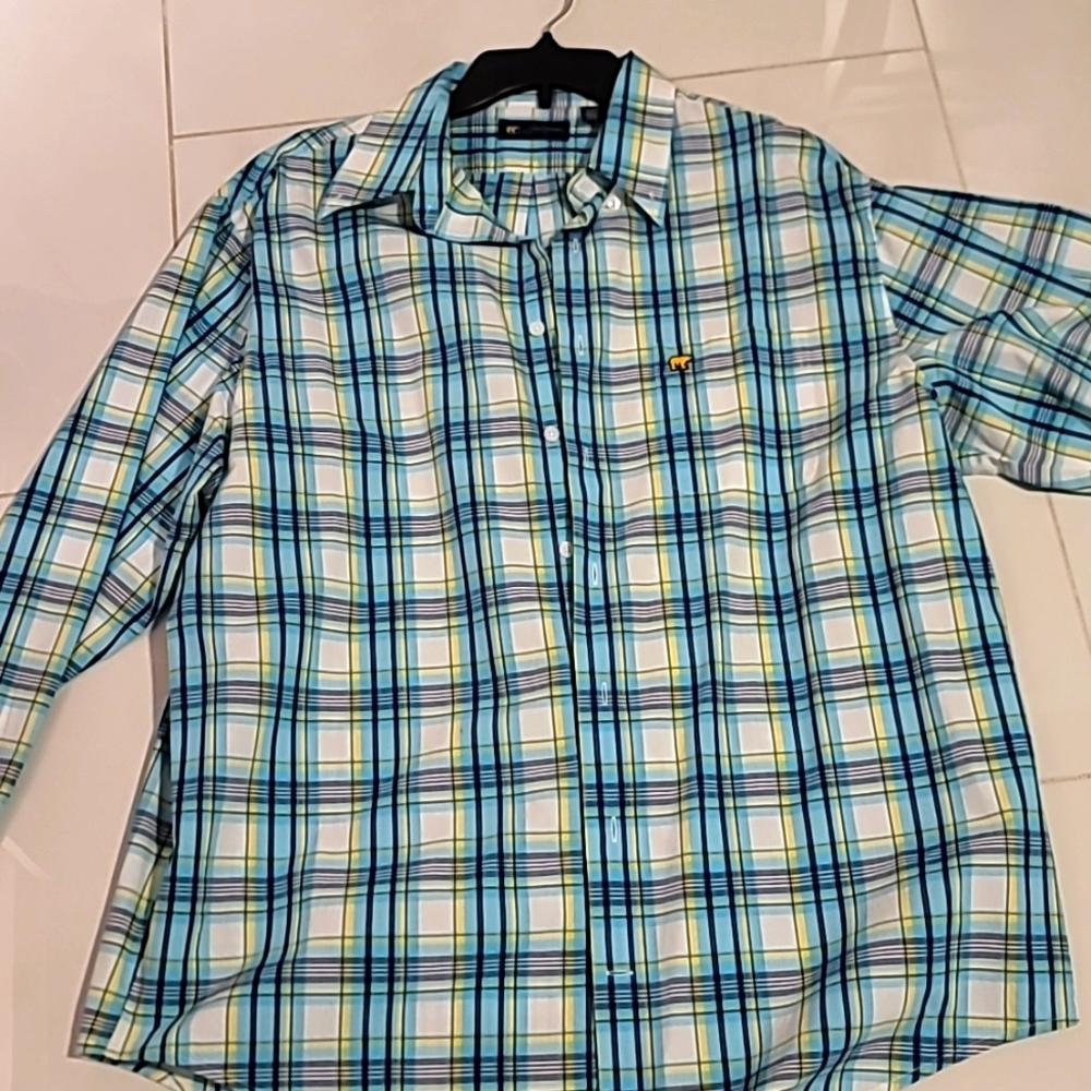 Male Shirt , large, length 30, sleeve 24, width 24.
